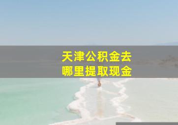 天津公积金去哪里提取现金