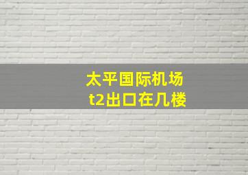 太平国际机场t2出口在几楼