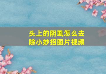 头上的阴虱怎么去除小妙招图片视频