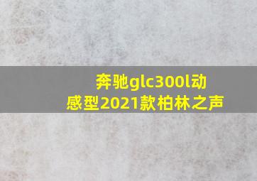 奔驰glc300l动感型2021款柏林之声