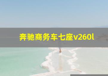 奔驰商务车七座v260l