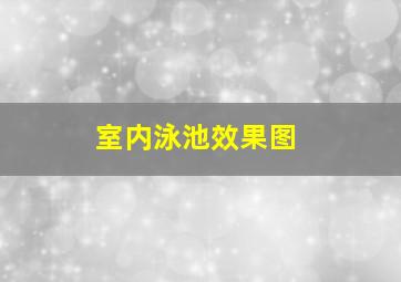 室内泳池效果图