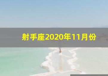 射手座2020年11月份