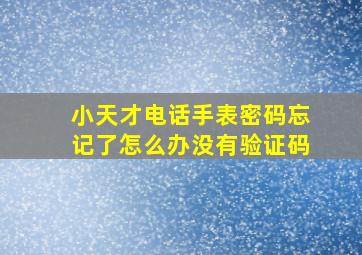 小天才电话手表密码忘记了怎么办没有验证码