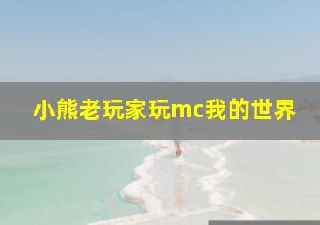 小熊老玩家玩mc我的世界