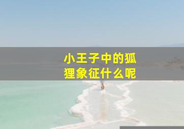 小王子中的狐狸象征什么呢