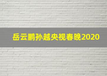 岳云鹏孙越央视春晚2020