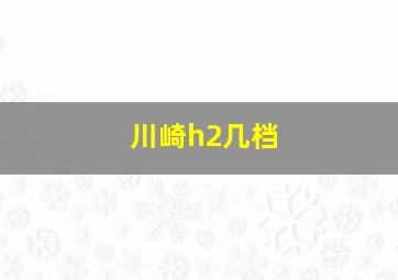 川崎h2几档