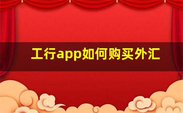 工行app如何购买外汇