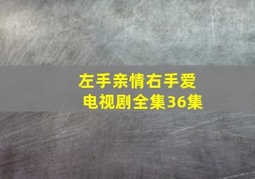 左手亲情右手爱电视剧全集36集