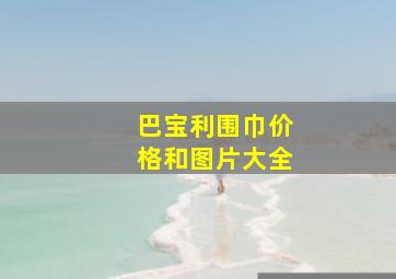 巴宝利围巾价格和图片大全