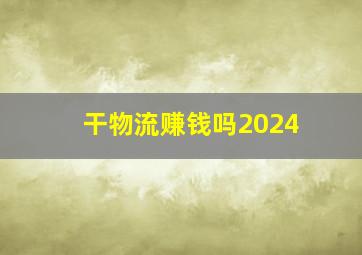 干物流赚钱吗2024