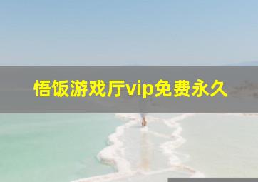 悟饭游戏厅vip免费永久