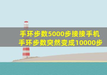 手环步数5000步接接手机手环步数突然变成10000步