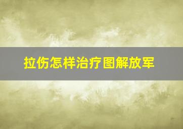 拉伤怎样治疗图解放军