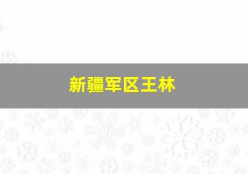 新疆军区王林