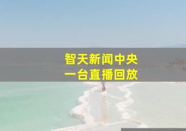 智天新闻中央一台直播回放