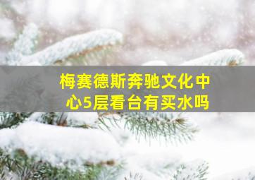 梅赛德斯奔驰文化中心5层看台有买水吗