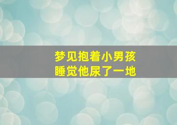 梦见抱着小男孩睡觉他尿了一地