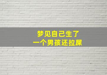 梦见自己生了一个男孩还拉屎