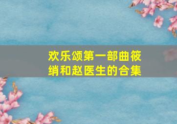 欢乐颂第一部曲筱绡和赵医生的合集