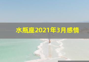 水瓶座2021年3月感情