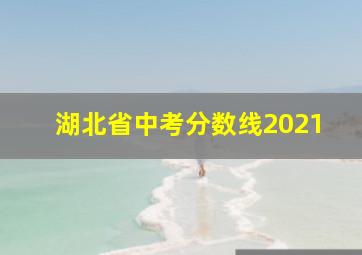 湖北省中考分数线2021