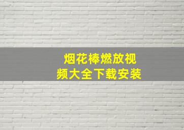 烟花棒燃放视频大全下载安装