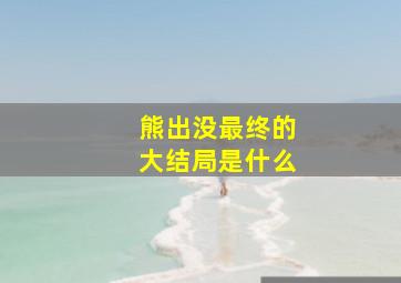 熊出没最终的大结局是什么