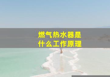 燃气热水器是什么工作原理