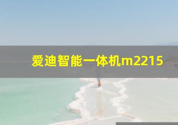 爱迪智能一体机m2215