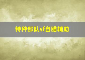 特种部队sf自瞄辅助