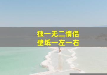 独一无二情侣壁纸一左一右