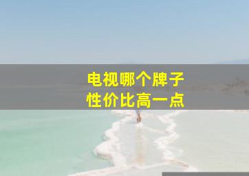 电视哪个牌子性价比高一点