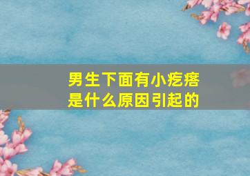 男生下面有小疙瘩是什么原因引起的