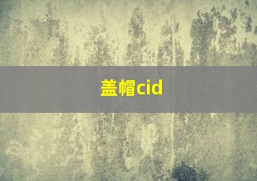 盖帽cid