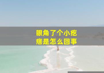 眼角了个小疙瘩是怎么回事