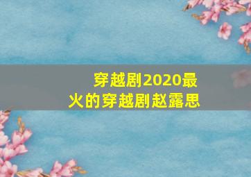 穿越剧2020最火的穿越剧赵露思