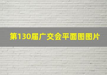 第130届广交会平面图图片