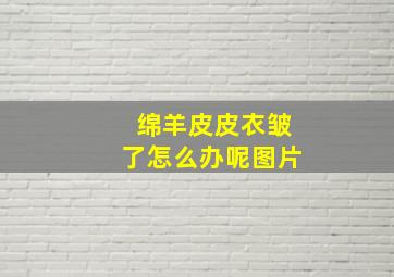 绵羊皮皮衣皱了怎么办呢图片