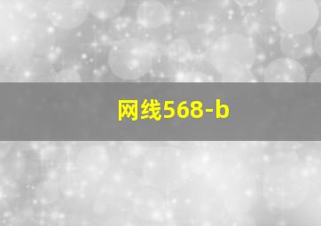 网线568-b