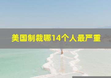 美国制裁哪14个人最严重