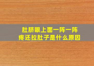 肚脐眼上面一阵一阵疼还拉肚子是什么原因