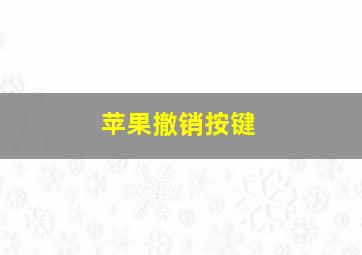 苹果撤销按键