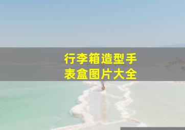 行李箱造型手表盒图片大全