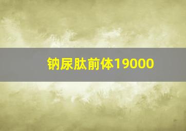 钠尿肽前体19000