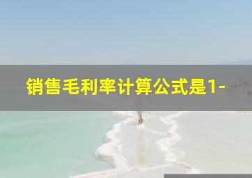 销售毛利率计算公式是1-