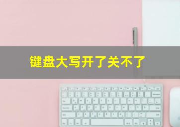 键盘大写开了关不了