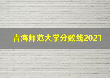 青海师范大学分数线2021