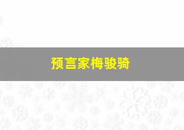 预言家梅骏骑